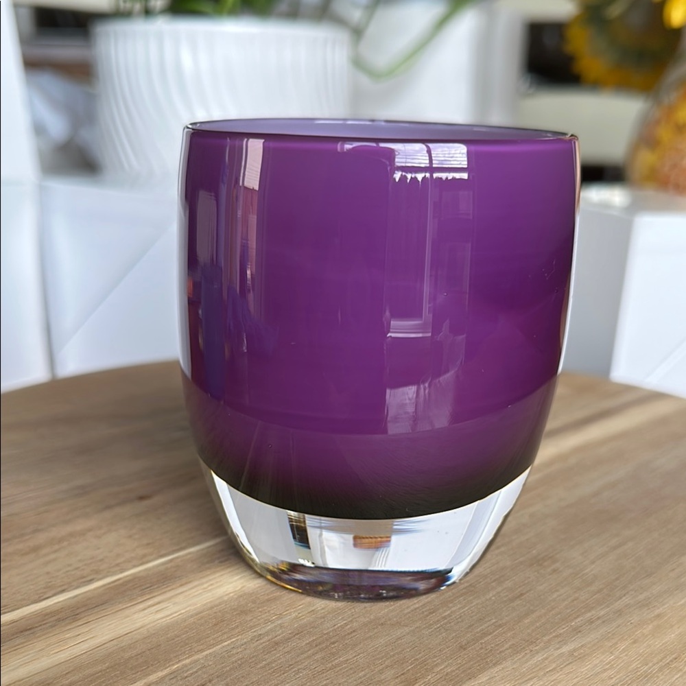 Purple glassybaby “Daphne” stickered first